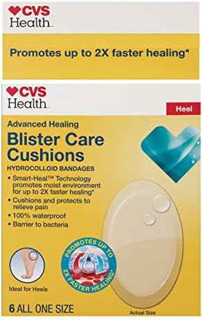 CVS Health Advanced Healing Blister Care Cushions Hydrocolloid завои, 6CT