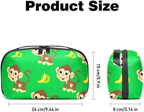 Пренослив Електронски Организатор Торбичка Торби Дрзок Мајмун Патување Кабел За Складирање Торба За Хард Дискови, USB, SD Картичка,