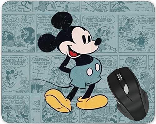 YTMYAN Игри На Среќа Глувчето Рампа Нелизгачки Гума Дизни Мики Mickey Mousepad Канцеларија Правоаголник Глувчето Мат