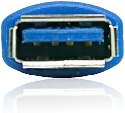 USB 3.0 Тип А надворешна женска до женски адаптер за проширување на кабел за конектор сина, сина