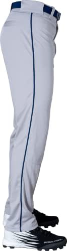 Rawlings Semi-Relaxed Baseball Pant Pant | Опции со цврсти и цевки | Големини на возрасни | Повеќе бои