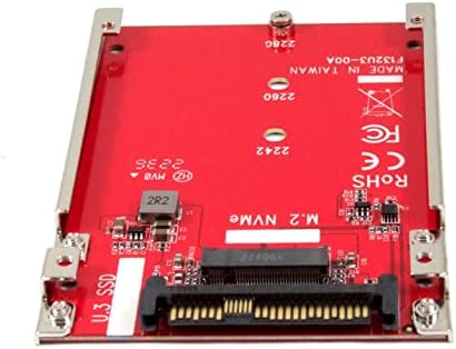 Ableconn IU3-DT132 M.2 NGFF до U.3 адаптер-Свртете M.2 PCIE 4.0 X4 NVME SSD на 2,5-инчен U.3 SFF-TA-1001 SSD диск