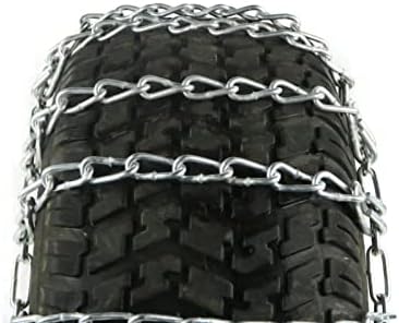 Продавницата РОП | 2 пар за ланец на гуми за занаетчија 16x7.5x8 фронт 24х9.5x12 задни тракторски гуми