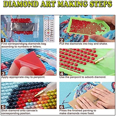 Diamond Art, DIY Dimond Pantings за возрасни Детски уметнички броеви комплети, Париз Ајфелова кула 5Д дијамантски точки со целосна вежба