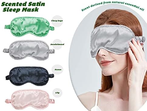 Ароматерапија 2 пакет лаванда миризлива маска за очи, маска за спиење…