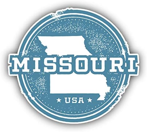 Missouri USA State Grunge Map Vinyl налепница на налепници за браник на автомобили
