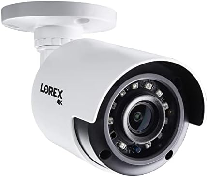 Lorex DK181-48CA 4K Ултра HD 8 Канален Безбедносен Систем со 4 4k Камери, Напредно Откривање На Движење и Паметна Домашна Гласовна Контрола