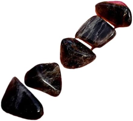 Смоки кварц Природни и полирани скапоцени камења за лекување на кристали од Бразил - сет од 5 парчиња