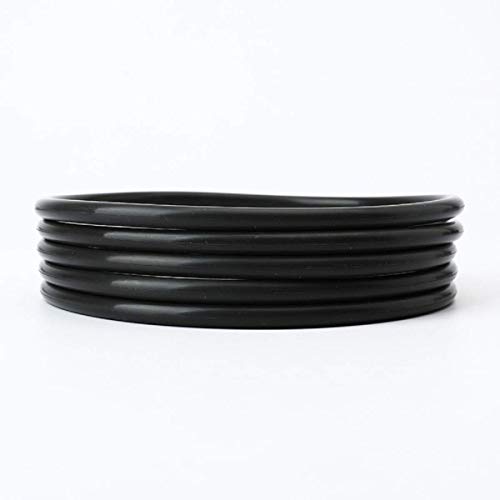 Нитрилна гума О-прстени, 50мм ОД 2,5 мм ширина, метричка буна-n тапа О-прстени со тркалезни запечатувачки запечатувања црни 50 парчиња