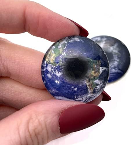 Планета Земја Светски стакло око кабохони за приврзоци што прават жица завиткани накит занаетчиски таксидермија или скулптури