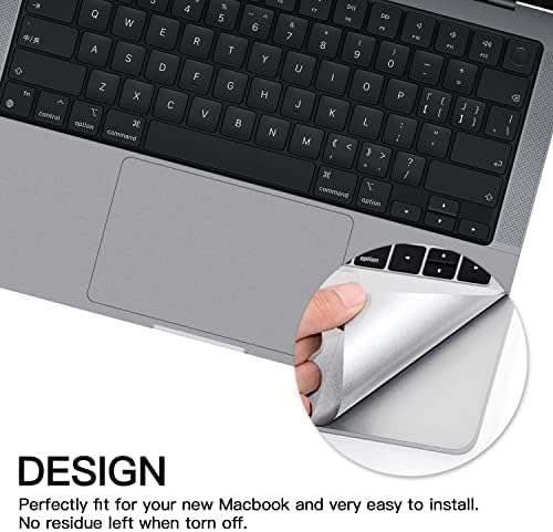 F Forito Palm Rest Cover Skin со заштитник на TrackPad компатибилен со MacBook Pro 14 Inch Model A2442 со ID на допир