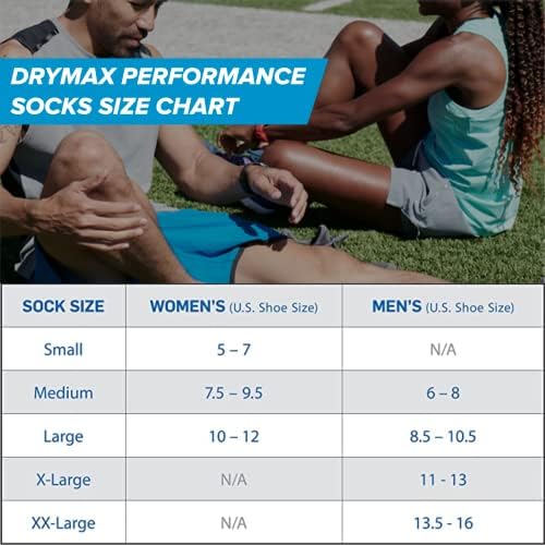 R-Gear Drymax четврт чорапи за мажи и жени | Дишење, контрола на влага и анти -блистер | 3 пакет