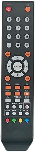 ezControl Replaced Sceptre 8142026670003C Remote Compatible with Sceptre TVs E165BV E168BV E205BV E325BV E328BV X325BV X405BV