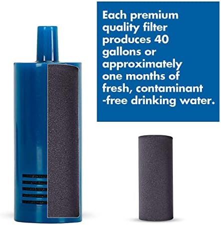 Филтри за вода за шишиња со хидро колба, спортски филтри за замена на шише со вода, 2 месеци, 40 галони, отстранете 99,9% врвни нечистотии во