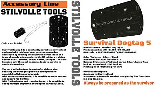 Алатката за опстанок на кучиња Stilvolle Tools Minus Driver кој ги содржи 5 карактеристики за да му помогне на Tag Tag-5 Tag-5 за