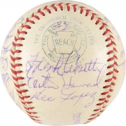 1960 година во Yorkујорк Јанкис потпиша бејзбол Мики Мантл и Роџер Марис ПСА ДНК - Автограмски бејзбол