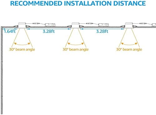 Forchstar 3 Инчен Gimbal LED Вдлабнато Осветлување Квадрат, Агол Прилагодлив, 7w Затемнето Осветлување, CR 90+, 2700k Мека Бела,