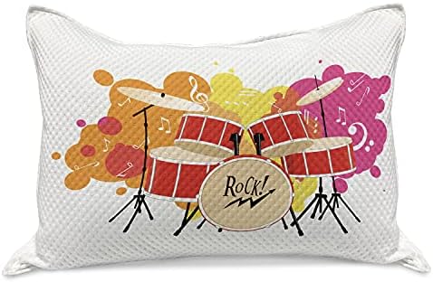 Тапани со тапани на Амбесон, плетени ватенка перници, украсна дигитална сцена разнобојни размачки на музиката во позадина, тематска уметност,
