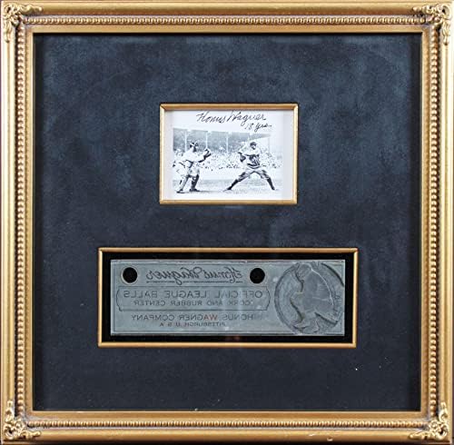Пиратите Хонус Вагнер 18 години потпишаа врамени 3x4 Photo PSA/DNA AH05062 - Автограмирани фотографии од MLB