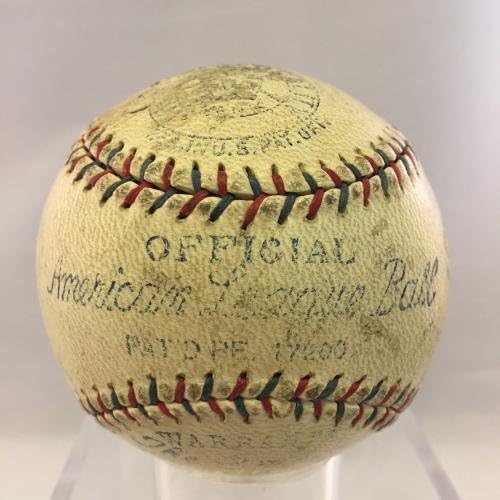 1929 година Ерл Аверил дебитант сингл потпишан AL Game Користена бејзбол ПСА ДНК ЦОА - МЛБ автограмирана игра користена бази