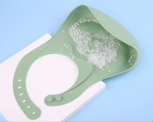 Силиконски бебиња Дроул Бибс - водоотпорна силиконска бандана за бебиња за бебиња - отпорни на дамки - лесен за бришење и чистење