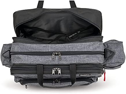 Медицински производи Хопкинс патуваат безбедна тркалачка торба, лаптоп ракав, џеб за заклучување на датотека, водоотпорни, екстра широки тркала,