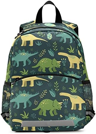 Домиринг диносауруси Детско дете ранец за девојчиња за момчиња за момчиња со училишни торбички со градите од предучилишна торба
