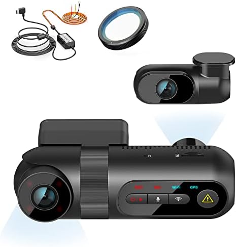 ●Пакет: VIOFO T130 3CH СО GPS + CPL+HK4 Хардверски Кабел Z130 3 Канал Цртичка Камера, Предна Внатрешна Камера За Заден Автомобил,