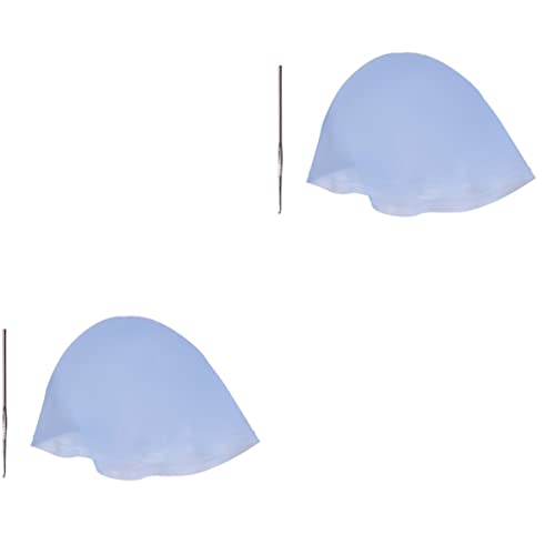 Исценети алатки бербер коса за стилизирање игла дома боење небо боја силиконски со вртење на мрзнување капа за боење на капачето за бојадисување