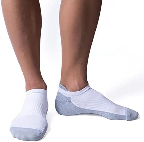 Д-Р Движење Менс Ниско Намалување На Амортизирани Дишење Компресија Глуждот Чорапи Со Поддршка Лак 6 Пара