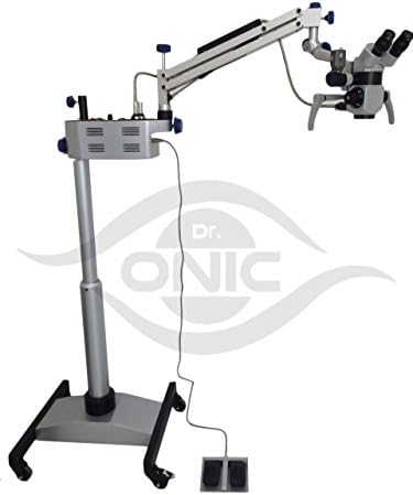 ENT Хируршки Микроскоп 5 Чекор, Тип На Подот, 0-180° Склони Со Напредно ОСВЕТЛУВАЊЕ НА ЛЕР Д-Р Оник