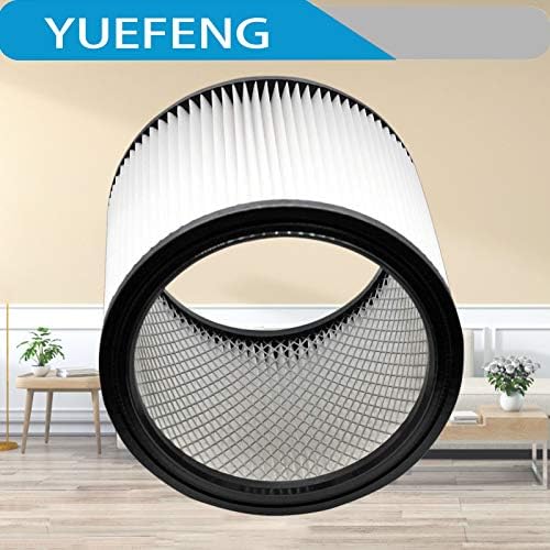 Замена на филтерот Yuefeng, компатибилен со Shop Vac Vacuums 90304 90350 90333 Влатен сув праз, за ​​повеќето 5 галон и над вакуум,