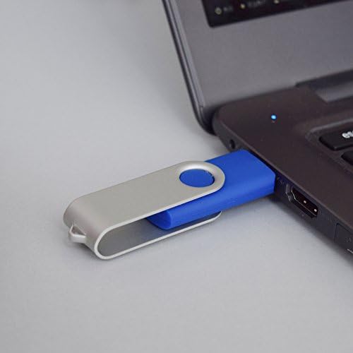 Vicfun 200 пакет 16 GB USB Flash Drives 16 GB Flash Drive најголемиот дел 200 парчиња USB2.0-Blue