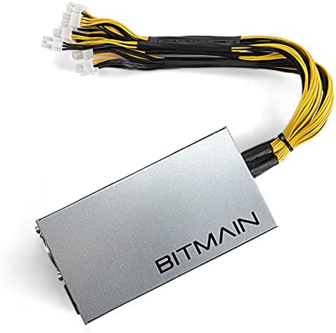 Haoyu Tech Bitmain Antminer APW7 1800W напојување 110V-1000W, 6-пински поврзување на рудар за напојување со рудар, Antminer L3+, Bitcoin Muning Hardwar