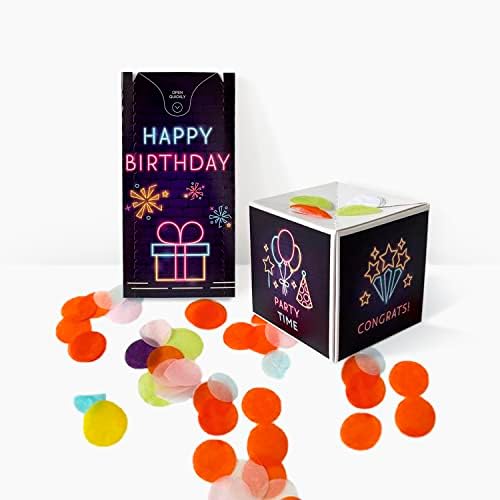 Notta & Belle се чувствуваат loveубов секоја минута «бум» Среќен роденден експлодира картичка за изненадување на конфети, шега кутија се појави