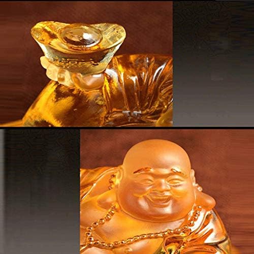 WSSBK фигурини украси за накит за автомобили што се смеат во статуата на Буда, Бели Маитреја, украси за автомобили