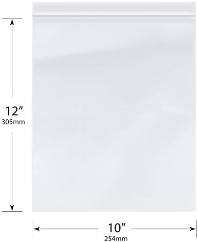 Плимор патент што може да се повлече од пластични кеси, 2 мил, 10 x 12