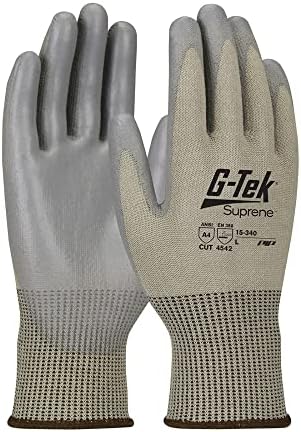 Заштитни индустриски производи ракавици тен g-tek suprene беспрекорен плетен споен медиум
