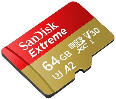 Sandisk Extreme V30 A2 64GB MicroSD Мемориска Картичка ЗА Dji Mavic Mini 2 Класа На Беспилотни Летала 10 4K Sdxc Пакет Со Сѐ Освен Читач На Микро