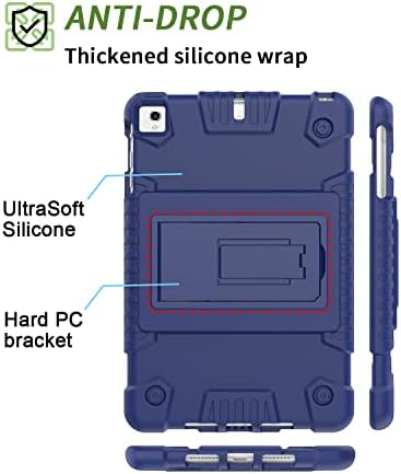 Ipad Mini 1/2/3/4/5 Случај, Aicase Kickstand Shockproof Тежок Отпорен На Удари Цврст Хибриден Трислоен Оклоп Случај За Заштита