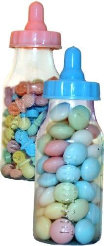 12 Пластични Шишиња За Полнење Бонбони Тушот За Бебиња Фаворизира 4,5 Инчи Висок