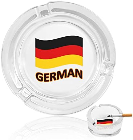 Германија со знамето на знамето за цигари за цигари со ленти за пепел за домашна канцеларија и ресторани