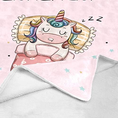 Персонализирани бебешки ќебиња за девојчиња со име, розово прилагодено бебешко ќебе, ќебе за фрлање на деца за деца добро ноќно