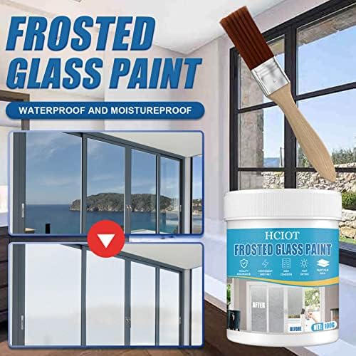Засенчување на вратата и прозорецот замрзнато стакло боја, замрзнато стакло спреј боја, боја на спреј за мраз за стакло, водоотпорна и УВ