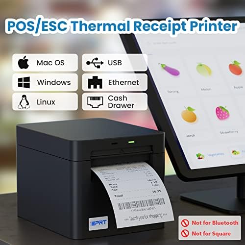 Печатач за печатач-Pos за термички прием на IDPRT со автоматски секач, без хартија, 10PS ESC/POS прием за поддршка на печатач за поддршка