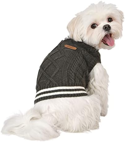 Пјер куче плете џемпер -каки - Л.