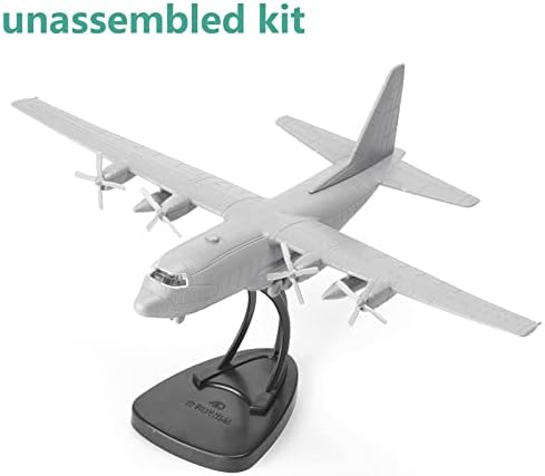 Moudoauer 1: 144 Plastic US C-130 Hercules Transport Aircraft Model Model Model Simulation Sciation Science Model Model (Unassembled