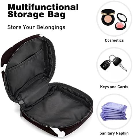 Коска црна бела санитарна салфетка торбички за чување торбички торбички за тинејџери подложни торби за период за училишна санитарна