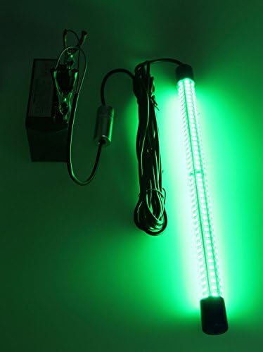 Подводен ноќен риболов светло зелена потопена предводена ламба мамка лигњи риби привлекувајќи снук светло-брод светло 12-24V 20-ти кабел