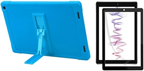 Bowtus Onn 7 '' таблета Gen 3 Case, [Kickstand] [Case for Kids] Shockproof Shockproof Shockproof Silicone Case Tablet Заштитна држач за држач